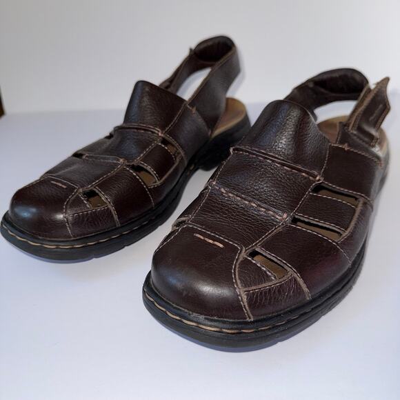 DUNHAM New Balance Monterey Fisherman Sandal Brown 9.5 EUC - Picture 2 of 9